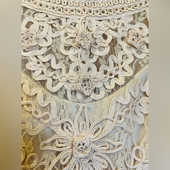 Sue Wong NOCTURNE Sleeveless champagne dress Size 0 - Picture 3 of 11